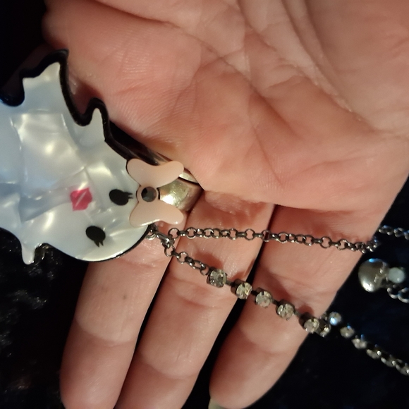 Betsey Johnson Black and White Crescent - Picture 4 of 11